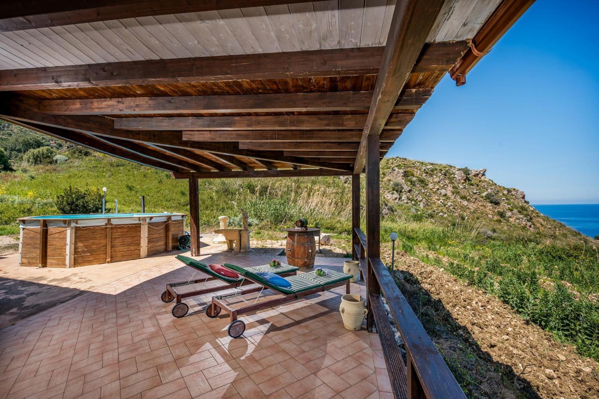 Apt Villa Anna E Apt Cantina Vito Vicinissimi Alla Riserva Dello Zingaro Scopello  Exterior photo